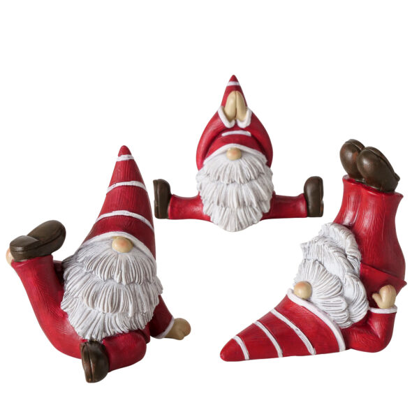 Figurine Père Noël yoga